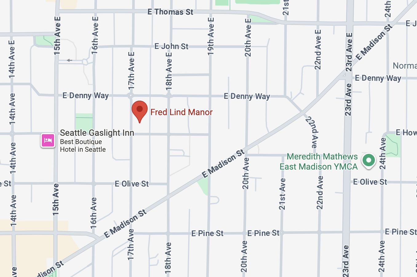 Fred Lind Map